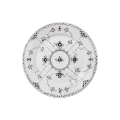 Sort Musselmalet Halvblonde tallerken Ø 22 cm