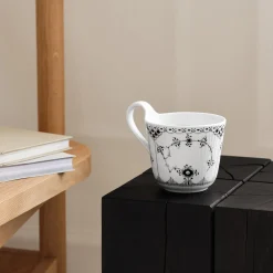 Sort Musselmalet Halvblonde højhankskop 33 cl