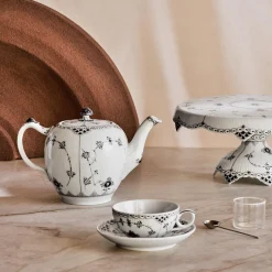 Sort Musselmalet Halvblonde tekande 1 L