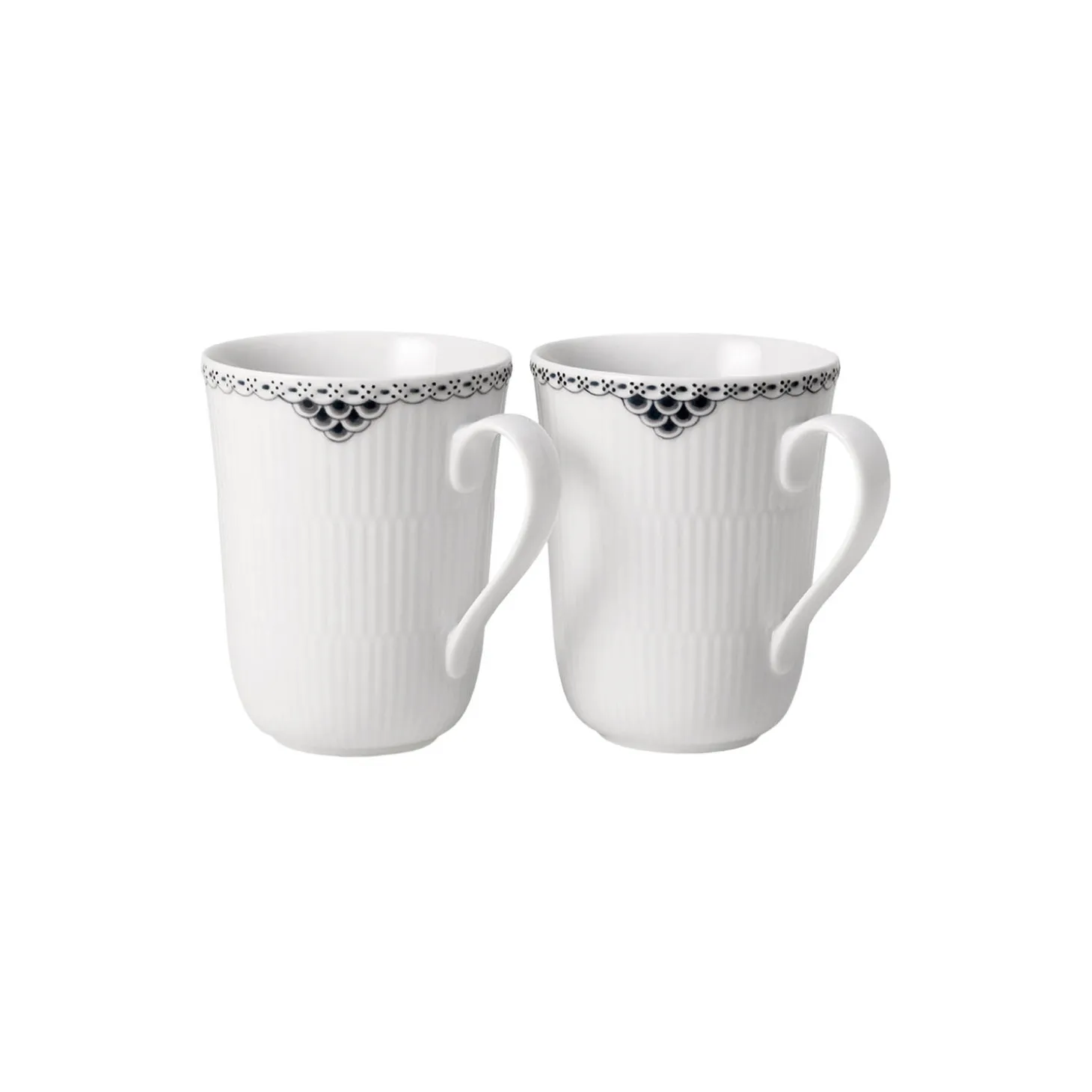 Sort Riflet Blonde krus 36 cl, 2 stk.