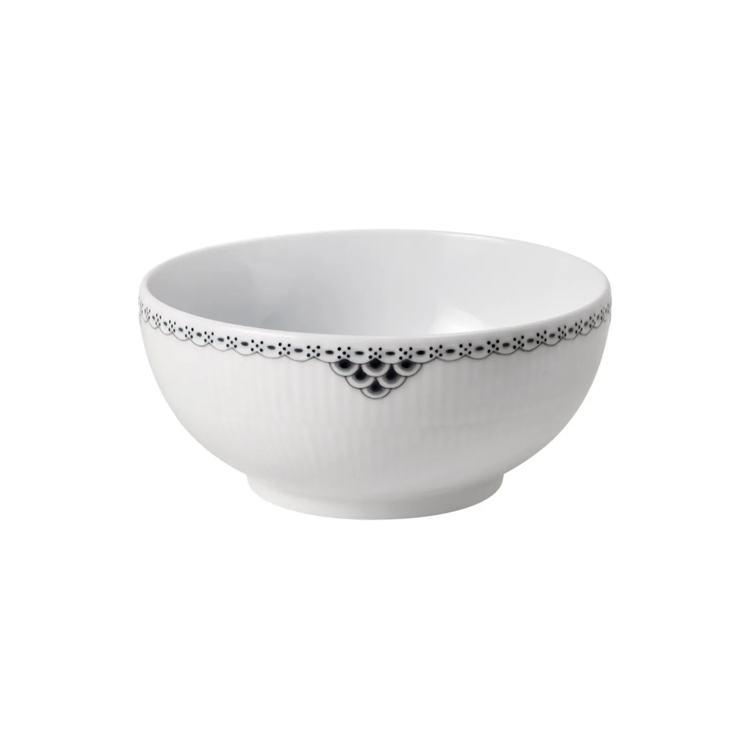 Sort Riflet Blonde skål 110 cl