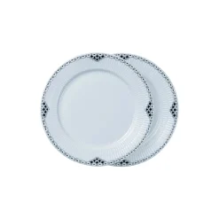 Sort Riflet Blonde tallerken Ø 27 cm, 2 stk.