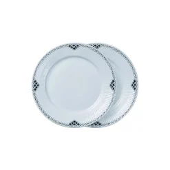 Sort Riflet Blonde tallerken Ø 22 cm, 2 stk.