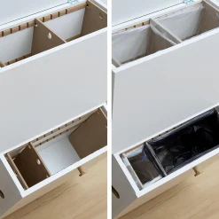 SORTED Standard Tall affaldssortering, denim blue