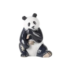 Spisende Panda figur