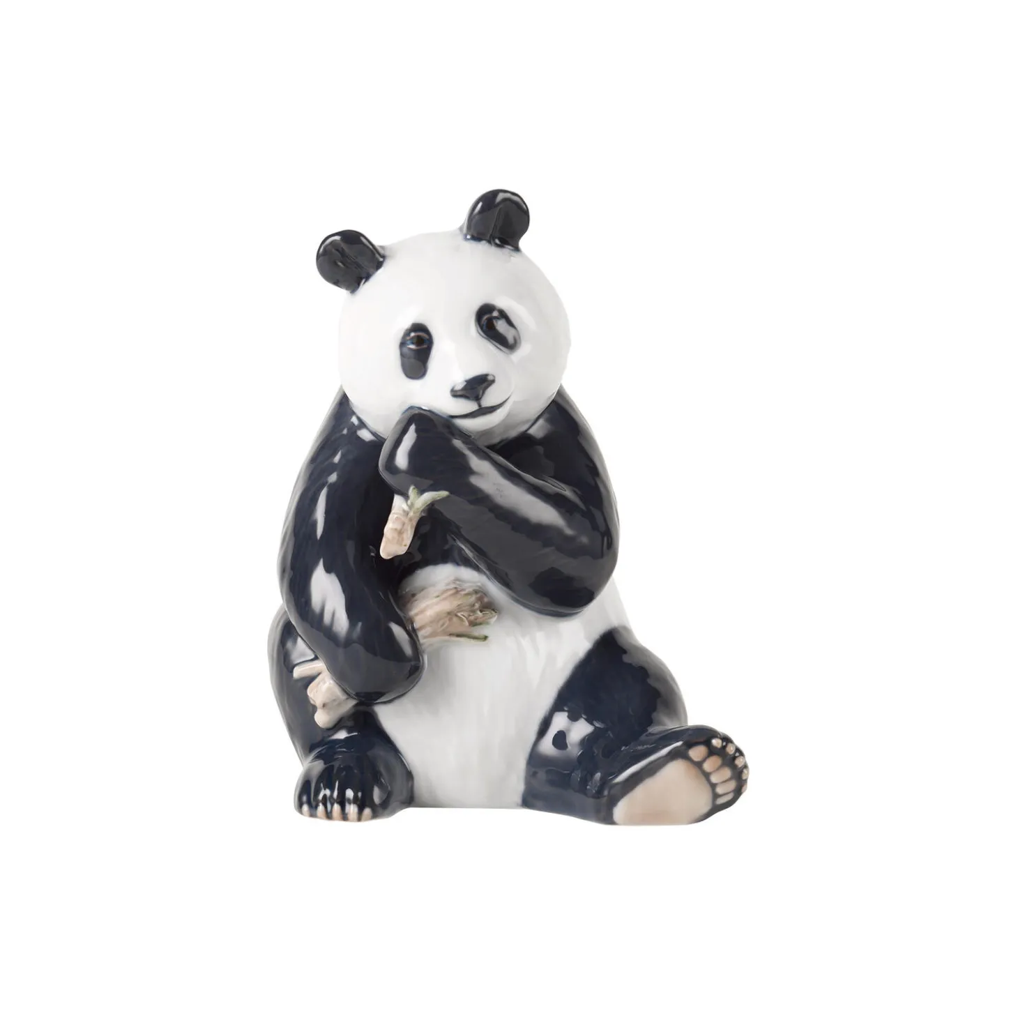 Spisende Panda figur