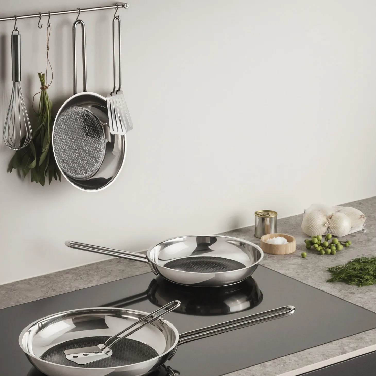 Stainless Steel Stegepande Mosaic 24 cm