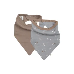 STARS hagesmæk/savlesmæk 2-pak, jasmin blue/balsam cream/walnut