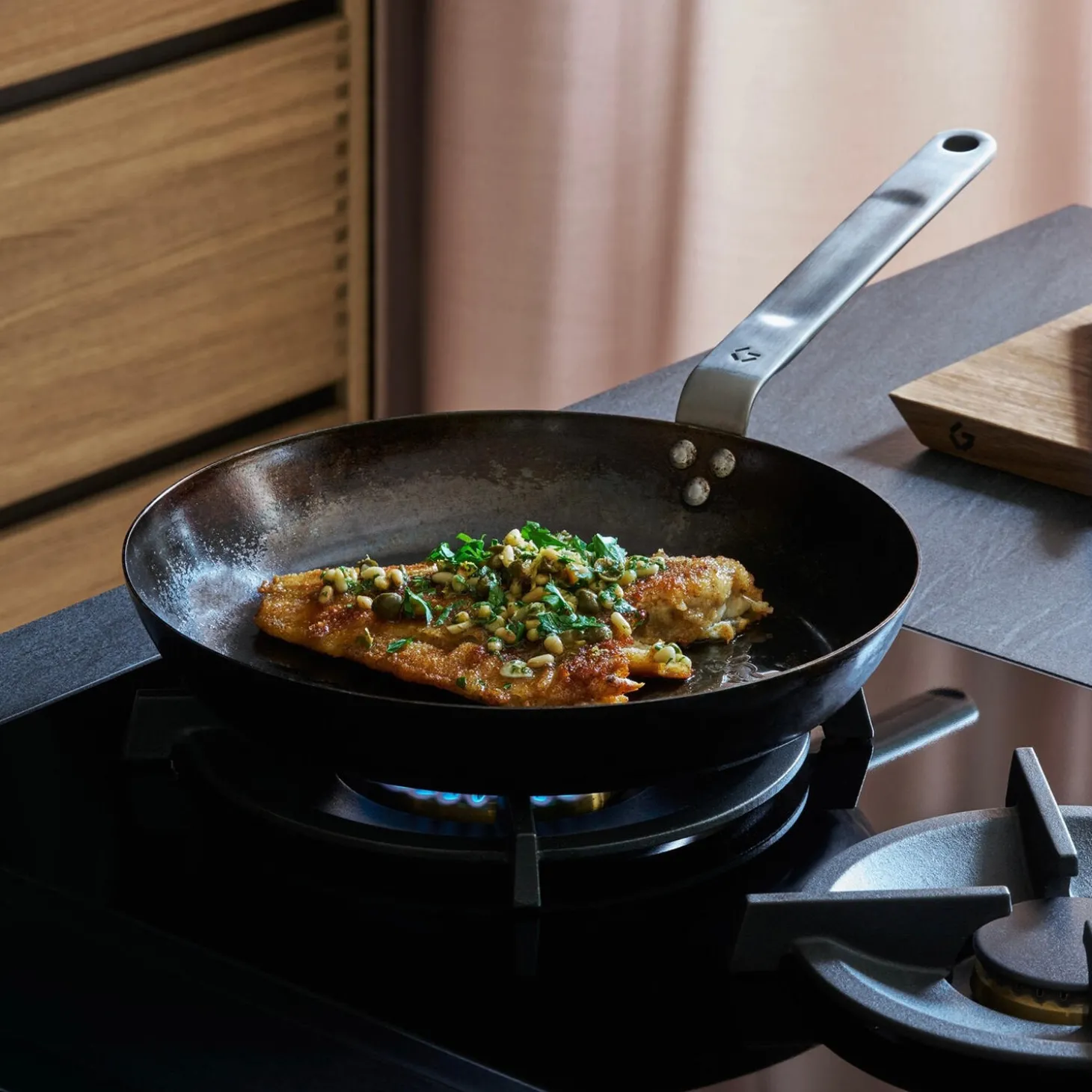 Stegepande carbonstål Ø 24 cm