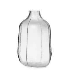 Step vase, clear