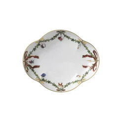 Stjerne Riflet Jul fad 22 cm