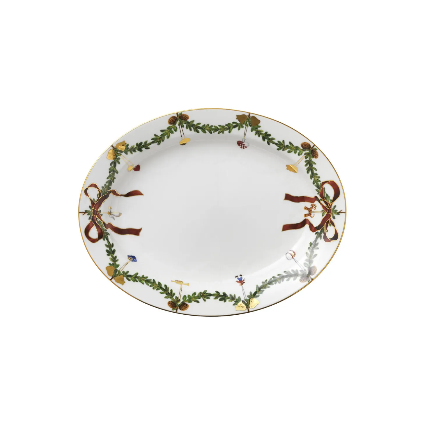 Stjerne Riflet Jul fad 37 cm