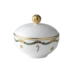 Stjerne Riflet Jul sukkerskål