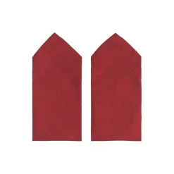 Stjerne Riflet Juleserviet 2 stk., rød