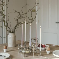 STOFF Nagel lysestage, krom