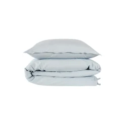 Stone Washed babydynebetræk, støvet blå