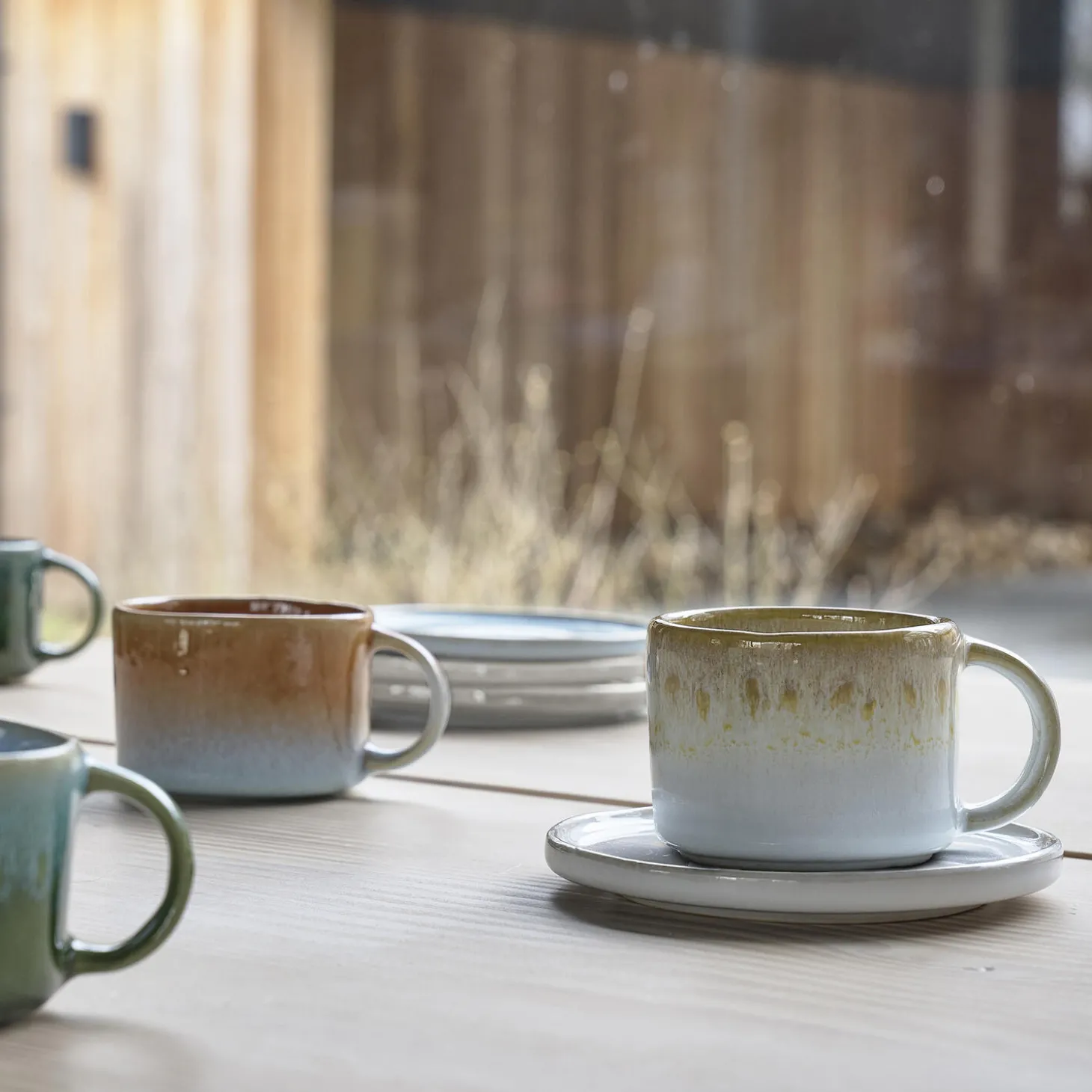 Styles espressokop 2 stk., creme/sand