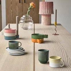 Styles espressokop 2 stk., gul/creme