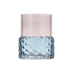 Styles Fyrfadsstage, blå/rosa