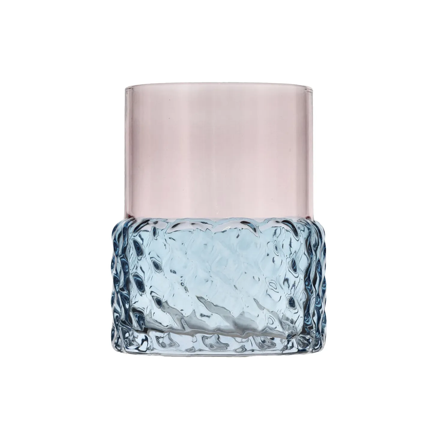 Styles Fyrfadsstage, blå/rosa