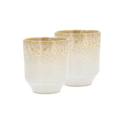 Styles krus 2 stk., creme/sand