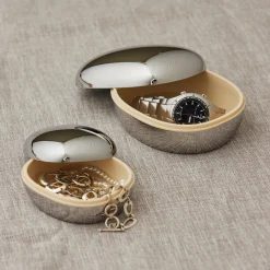 Superellipse Smykkeskrin Lille, blankt stål