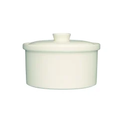 Teema ovnfast gryde med låg, hvid