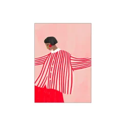 The Woman With the Red Stripes