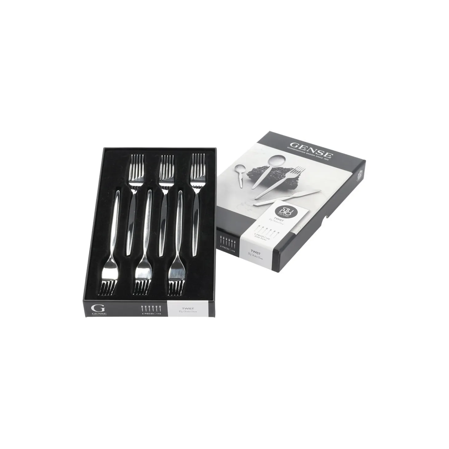 Twist kagegaffel 6 stk.