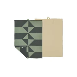 Twist viskestykke, hedge green