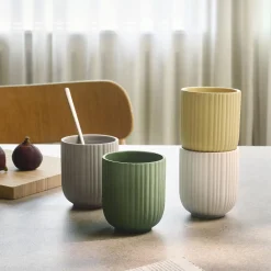 Verda kop, soft orange