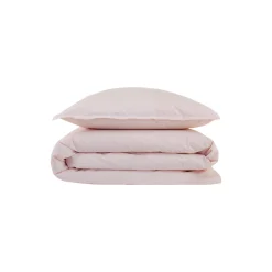 Vintage strib sengetøj, fersken