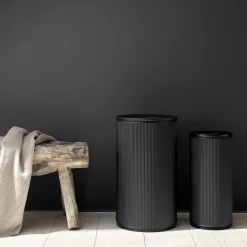 VIPP19 åben spand, sort/sort