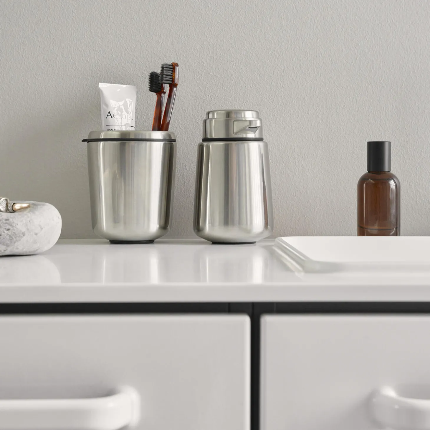 VIPP9 sæbedispenser, rustfrit stål