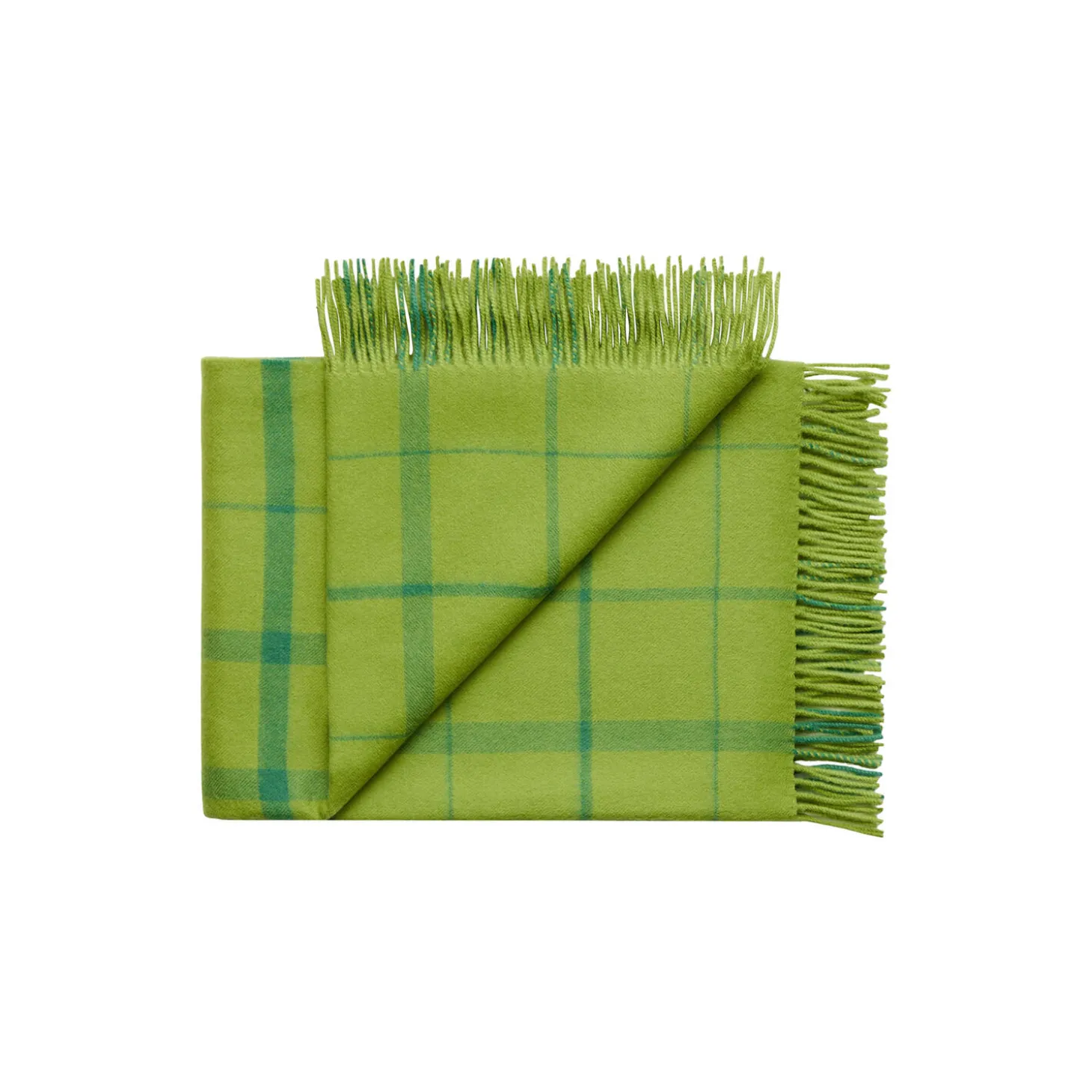 Warp and Weft plaid, 02104 sprout - lime/grass