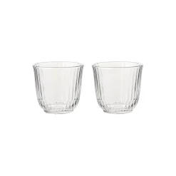 Waves vandglas lav 2 stk., klar